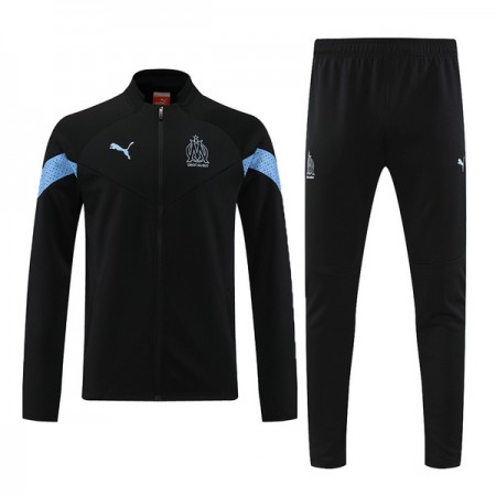 Olympique de Marseille Ensemble Vestes d'Entraînement Noire 22-23